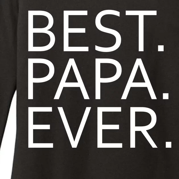 Best Papa Ever Womens CVC Long Sleeve Shirt