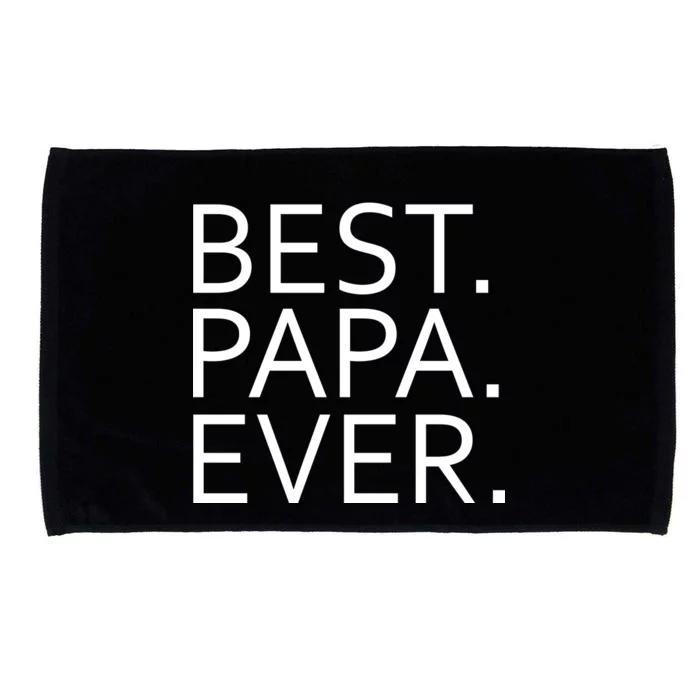 Best Papa Ever Microfiber Hand Towel