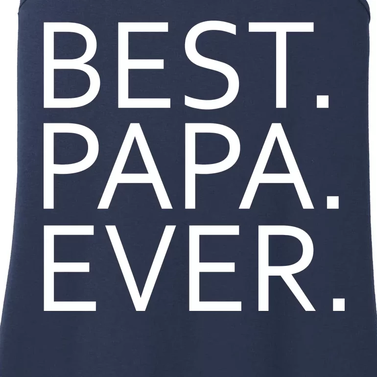 Best Papa Ever Ladies Essential Tank