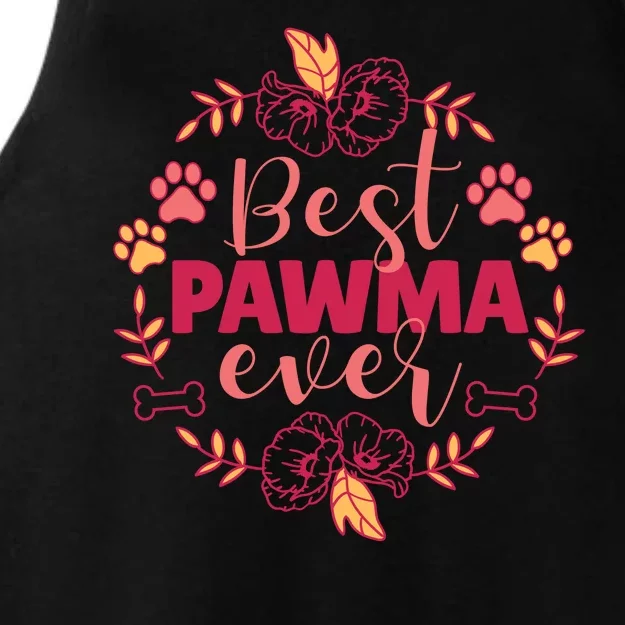 Best Pawma Ever Grandma Ladies Tri-Blend Wicking Tank