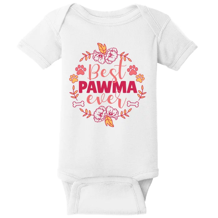 Best Pawma Ever Grandma Baby Bodysuit