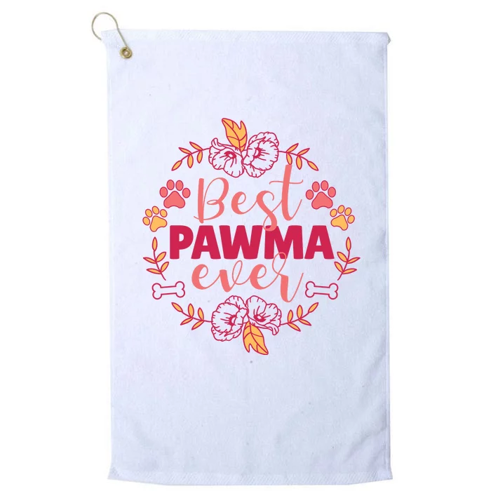 Best Pawma Ever Grandma Platinum Collection Golf Towel