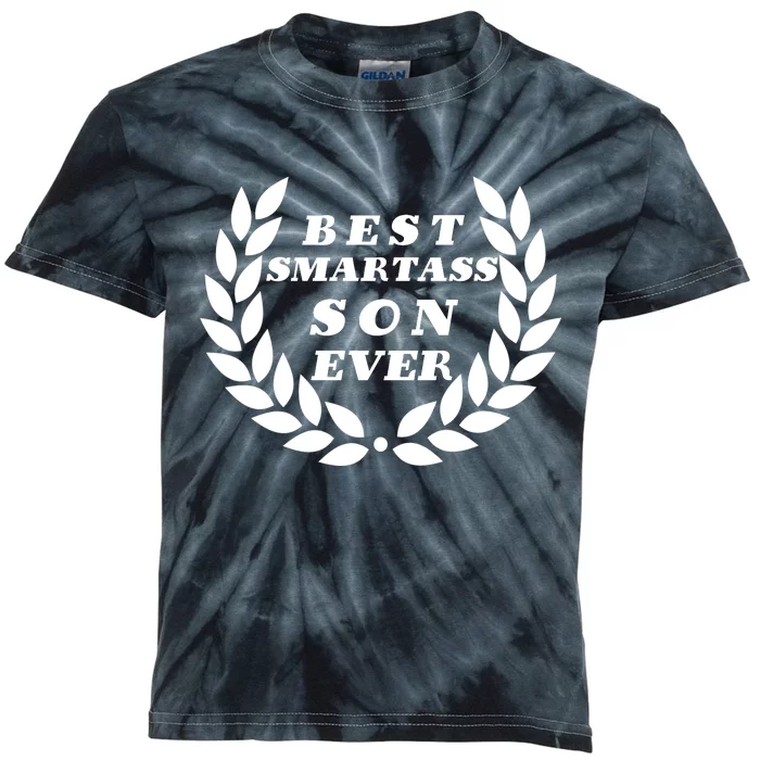 Best Smartass Son Ever Kids Tie-Dye T-Shirt