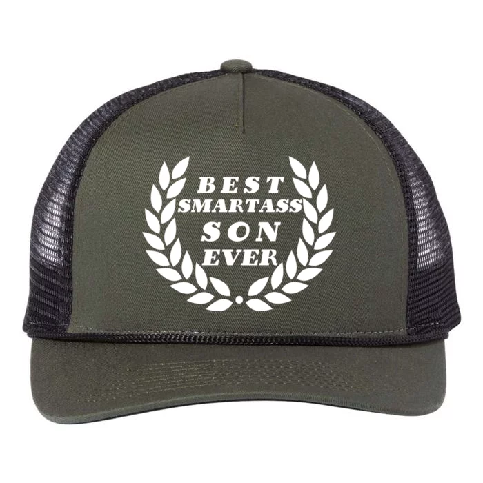 Best Smartass Son Ever Retro Rope Trucker Hat Cap