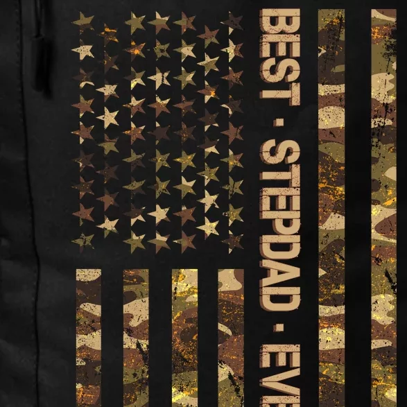 Best Stepdad Ever Camouflage Flag Daily Commute Backpack