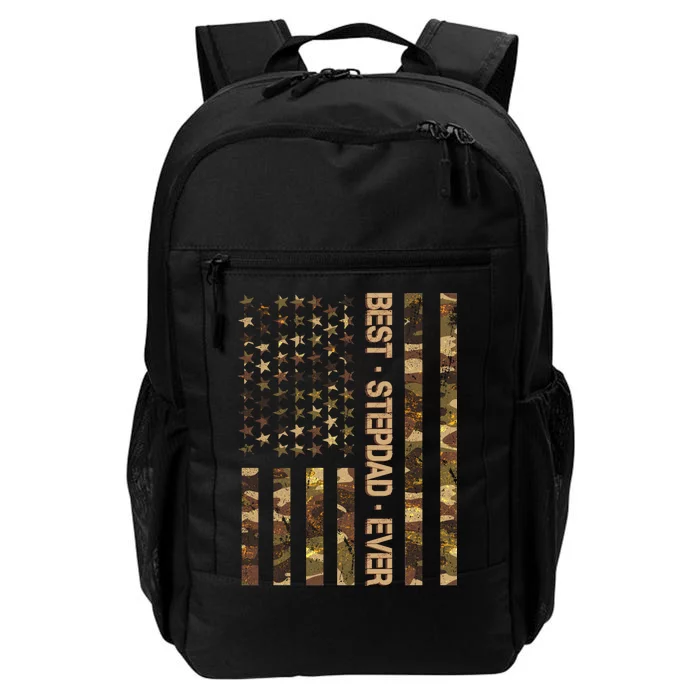 Best Stepdad Ever Camouflage Flag Daily Commute Backpack