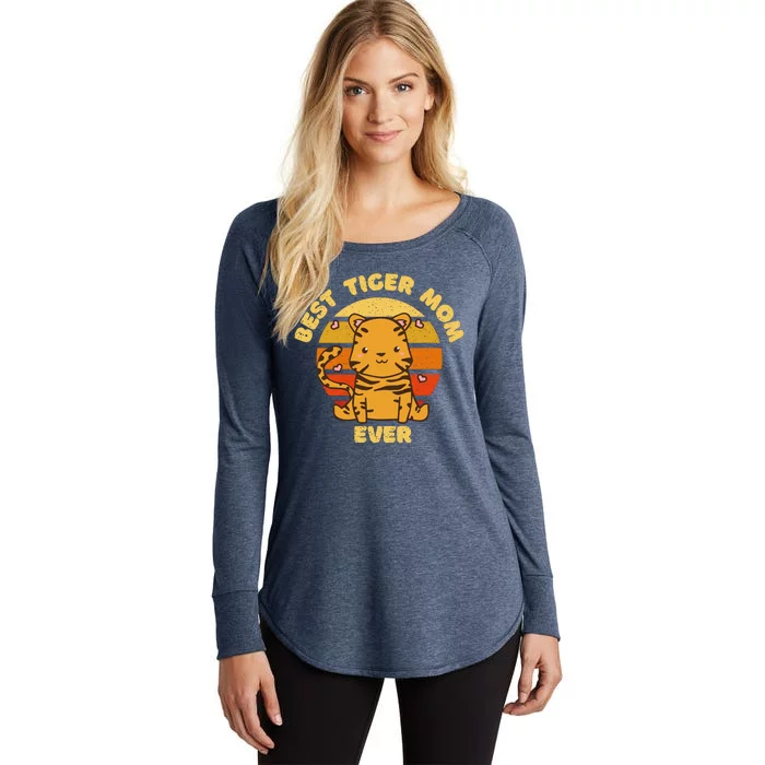 Best Tiger Mom Ever Women's Perfect Tri Tunic Long Sleeve Shirt