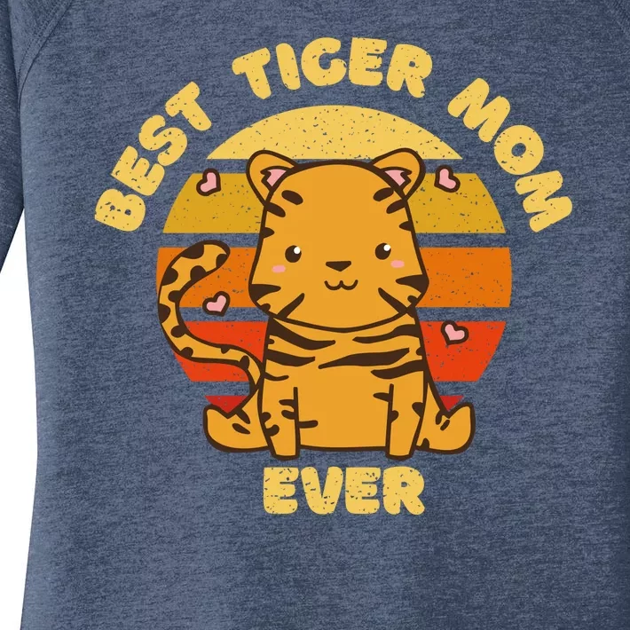 Best Tiger Mom Ever Women's Perfect Tri Tunic Long Sleeve Shirt