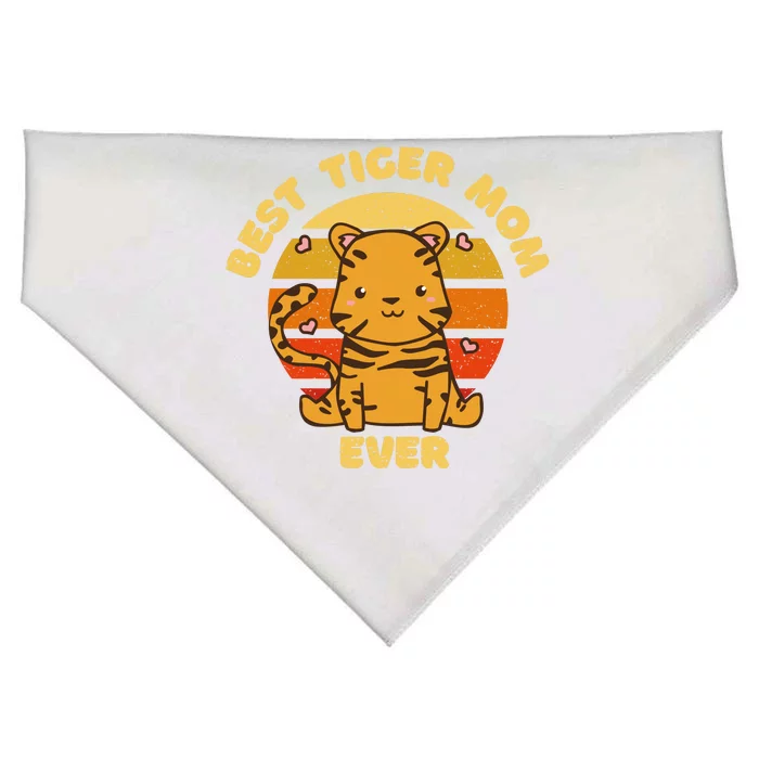 Best Tiger Mom Ever USA-Made Doggie Bandana