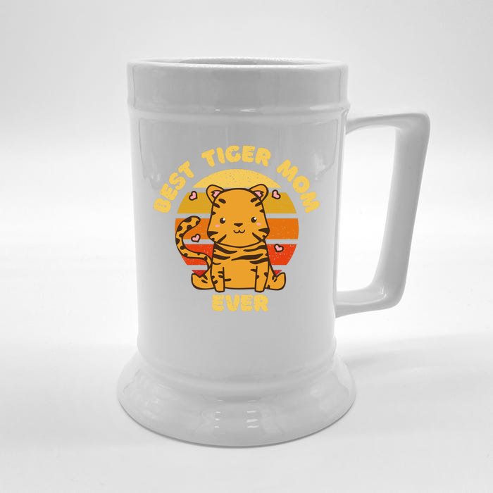 Best Tiger Mom Ever Front & Back Beer Stein