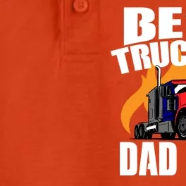 Best Trucking Dad Ever Dry Zone Grid Performance Polo