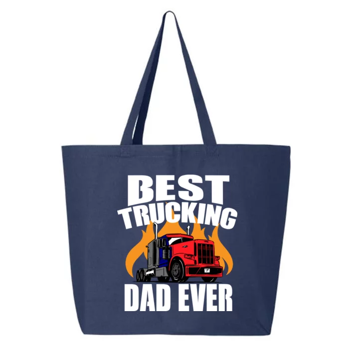 Best Trucking Dad Ever 25L Jumbo Tote