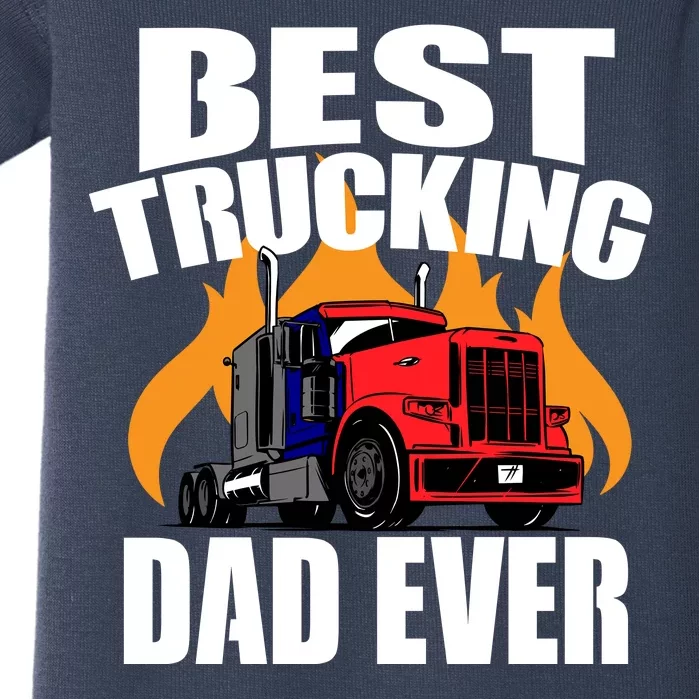 Best Trucking Dad Ever Baby Bodysuit