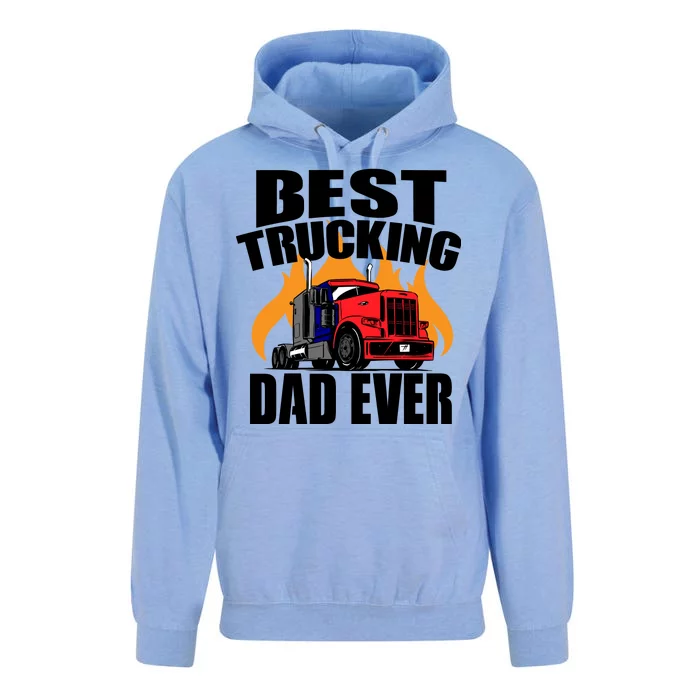 Best Trucking Dad Ever Unisex Surf Hoodie