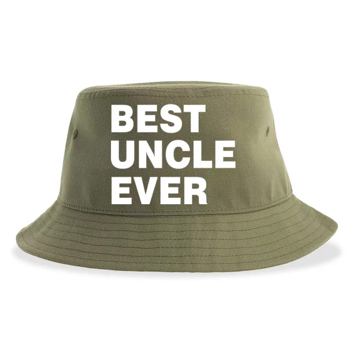 Best Uncle Ever Sustainable Bucket Hat