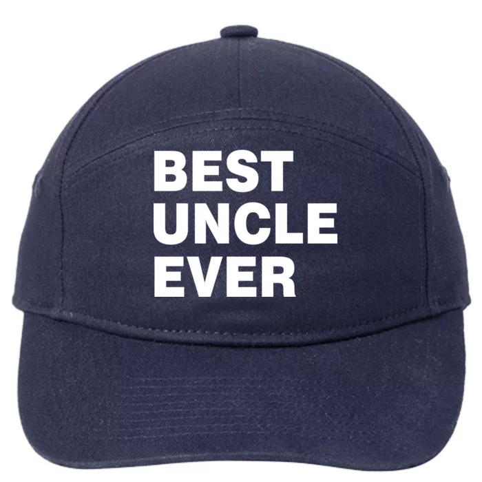 Best Uncle Ever 7-Panel Snapback Hat