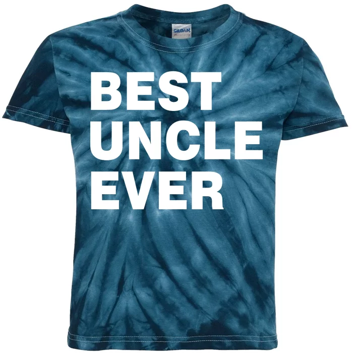 Best Uncle Ever Kids Tie-Dye T-Shirt