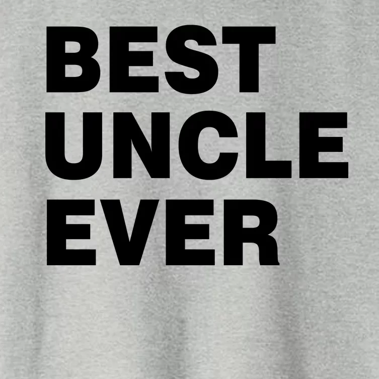 Best Uncle Ever Women's Crop Top Tee