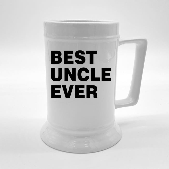 Best Uncle Ever Front & Back Beer Stein