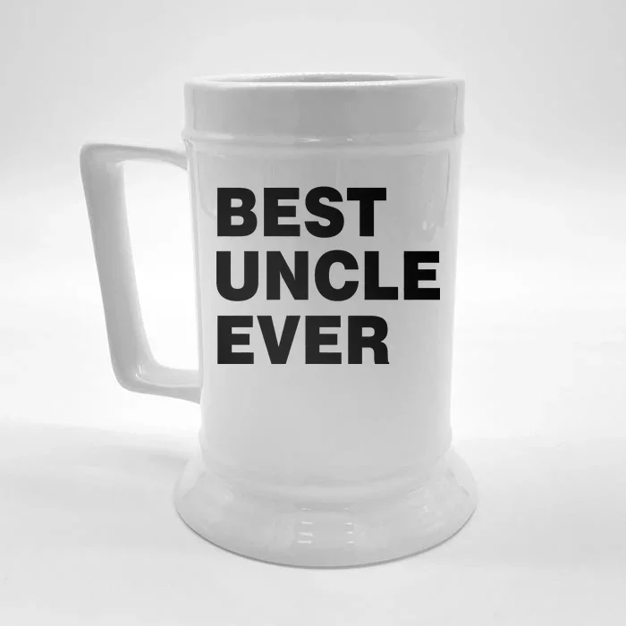 Best Uncle Ever Front & Back Beer Stein