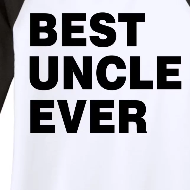 Best Uncle Ever Women's Tri-Blend 3/4-Sleeve Raglan Shirt