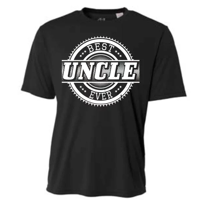 Best Uncle Ever Badge Cooling Performance Crew T-Shirt