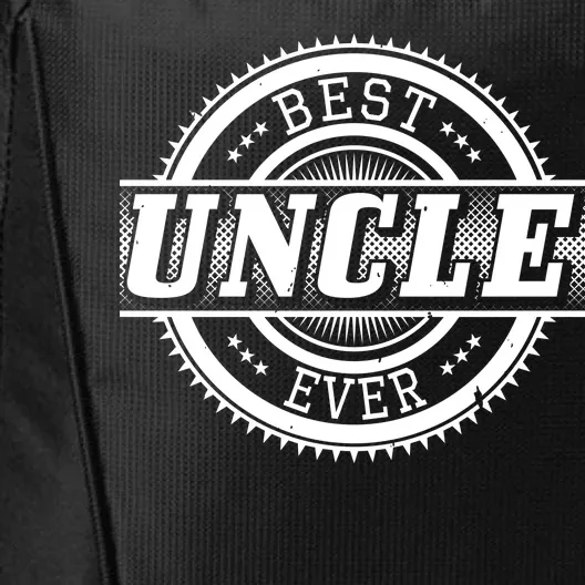 Best Uncle Ever Badge City Backpack