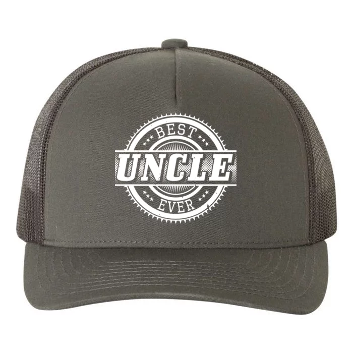 Best Uncle Ever Badge Yupoong Adult 5-Panel Trucker Hat