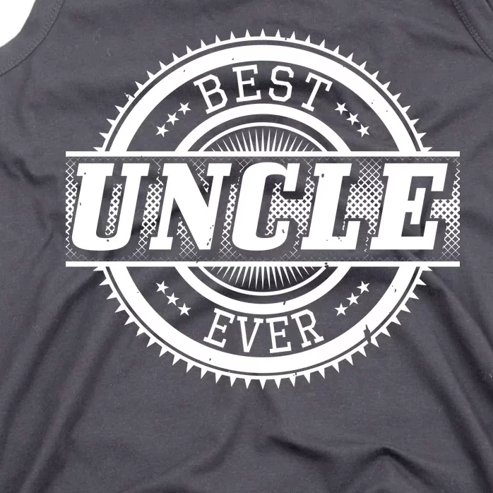 Best Uncle Ever Badge Tank Top