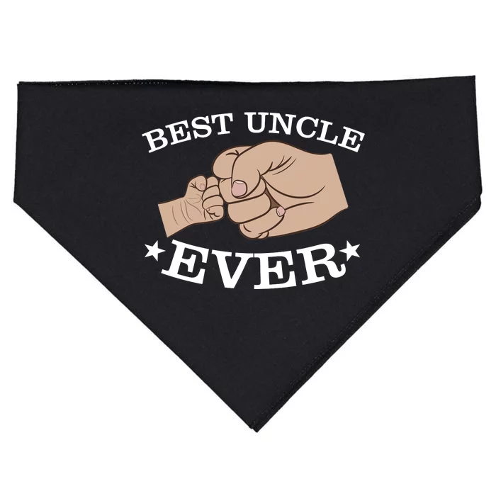 Best Uncle Ever Fist Bump USA-Made Doggie Bandana