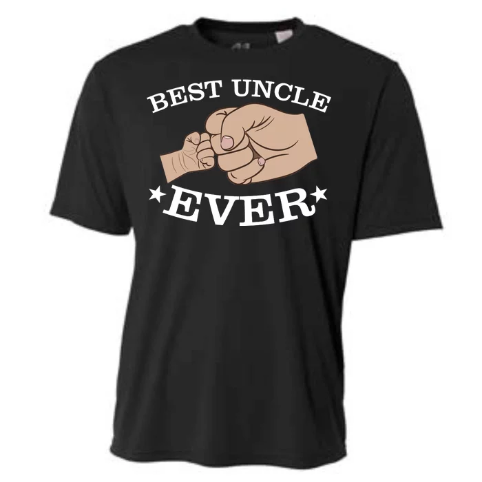 Best Uncle Ever Fist Bump Cooling Performance Crew T-Shirt