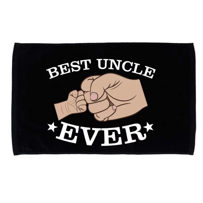 Best Uncle Ever Fist Bump Microfiber Hand Towel