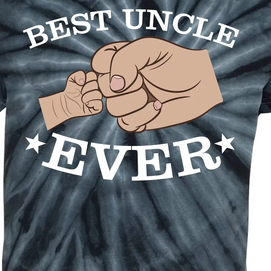 Best Uncle Ever Fist Bump Kids Tie-Dye T-Shirt