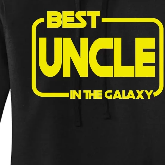 Best Uncle In The Galaxy Funny Women's Pullover Hoodie