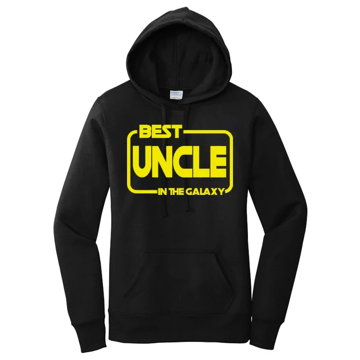 Best Uncle In The Galaxy Funny Women's Pullover Hoodie