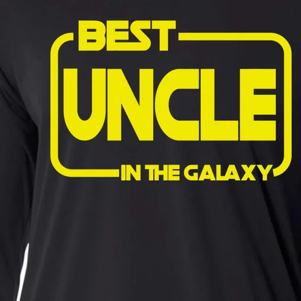 Best Uncle In The Galaxy Funny Cooling Performance Long Sleeve Crew