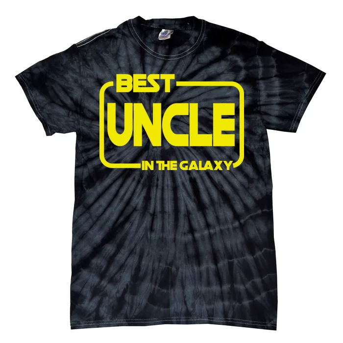 Best Uncle In The Galaxy Funny Tie-Dye T-Shirt