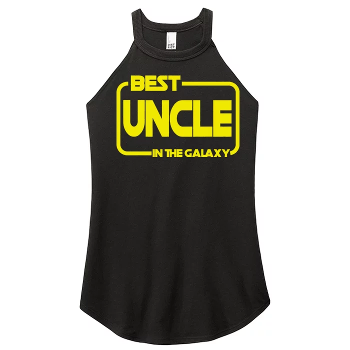 Best Uncle In The Galaxy Funny Women’s Perfect Tri Rocker Tank