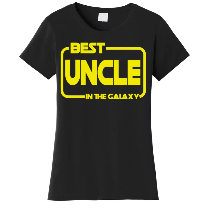 Best Uncle In The Galaxy Funny Women's T-Shirt