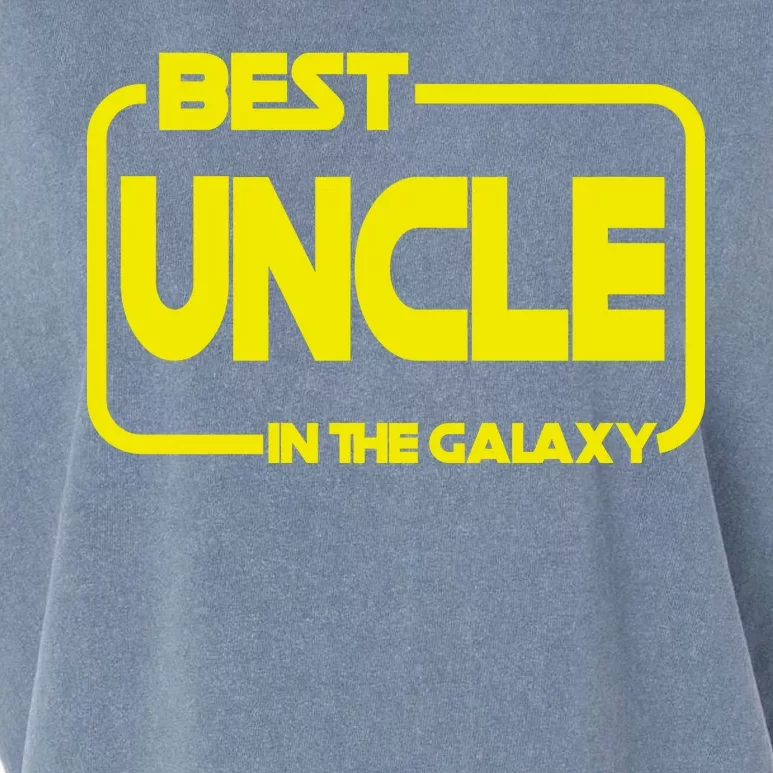 Best Uncle In The Galaxy Funny Garment-Dyed Women's Muscle Tee