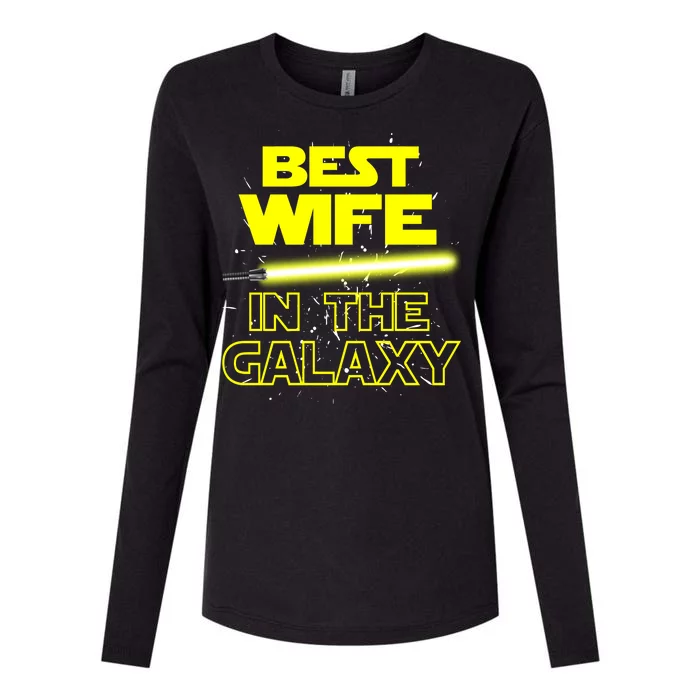 Best Wife In The Galaxy Womens Cotton Relaxed Long Sleeve T-Shirt