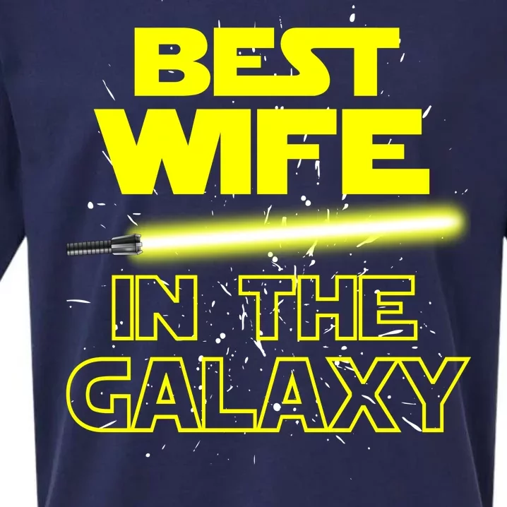 Best Wife In The Galaxy Sueded Cloud Jersey T-Shirt