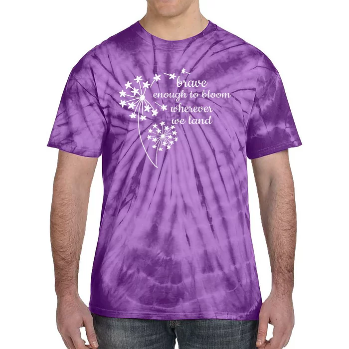 Brave Enough To Bloom Military Month of Military Child Tie-Dye T-Shirt