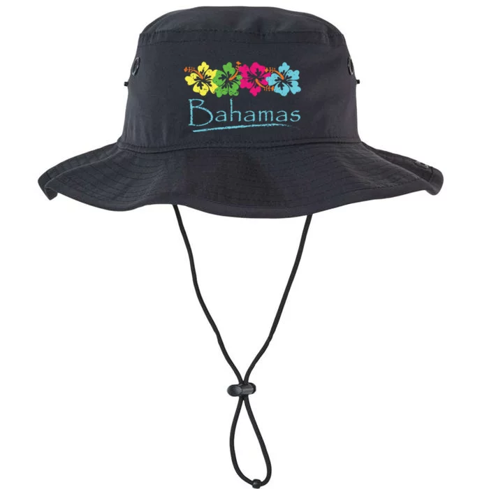 Bahamas Exotic Tropical Beach And Vacation Vintage Print Legacy Cool Fit Booney Bucket Hat