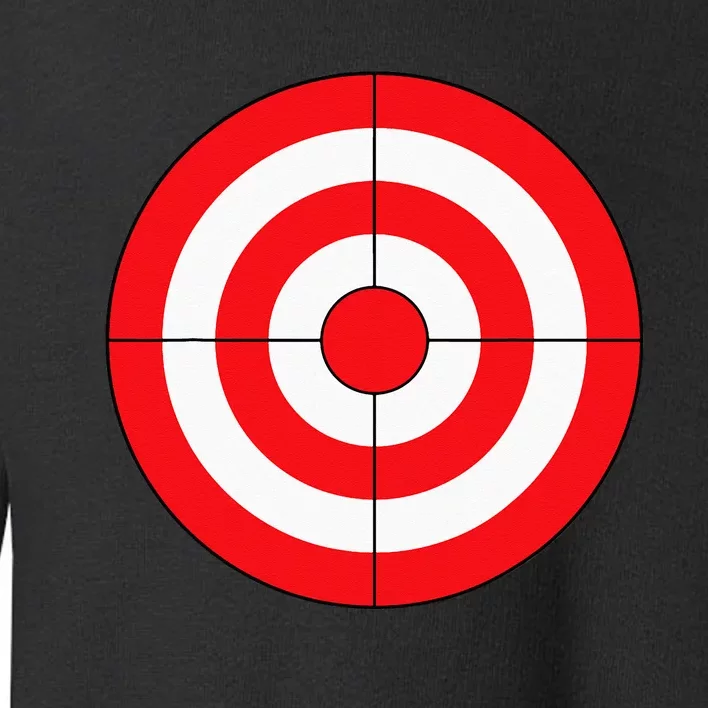 Bulls Eye Target Lazy DIY Halloween Costume Darts Shooting Toddler Sweatshirt