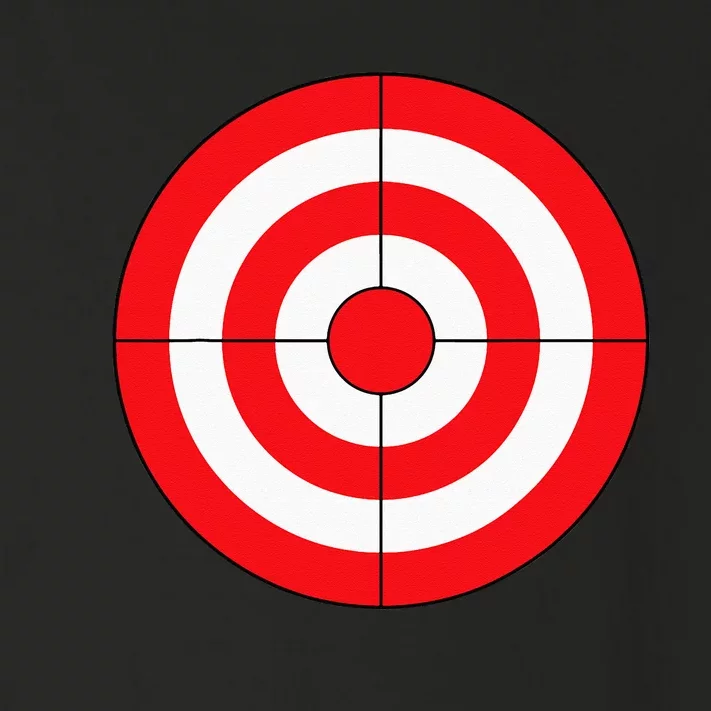 Bulls Eye Target Lazy DIY Halloween Costume Darts Shooting Toddler Long Sleeve Shirt