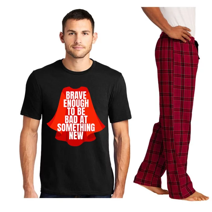 Brave Enough To Be Bad At Something New Pajama Set