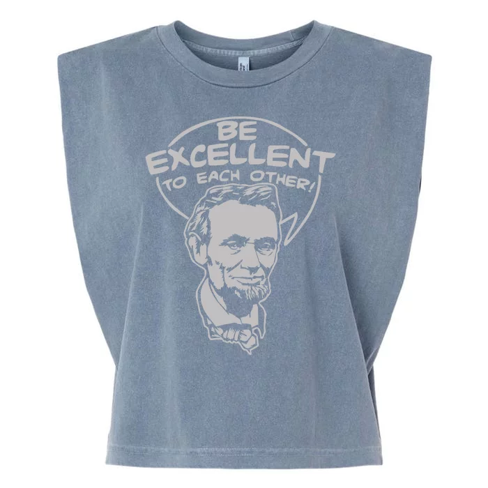 Be Excellent To Each Other Garment-Dyed Women's Muscle Tee