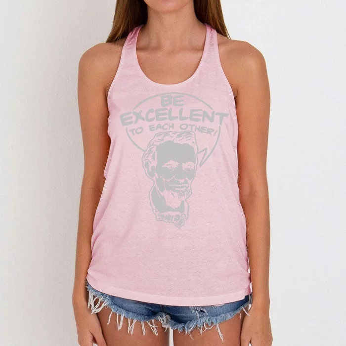 Be Excellent To Each Other Women's Knotted Racerback Tank