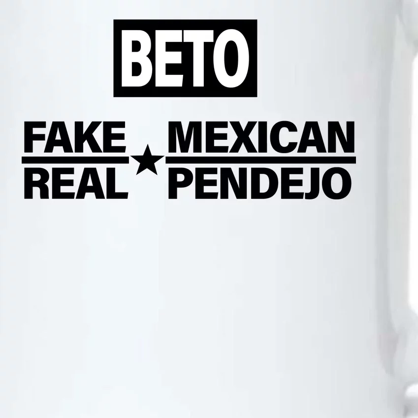 Beto Fake Mexican Real Pendejo Black Color Changing Mug